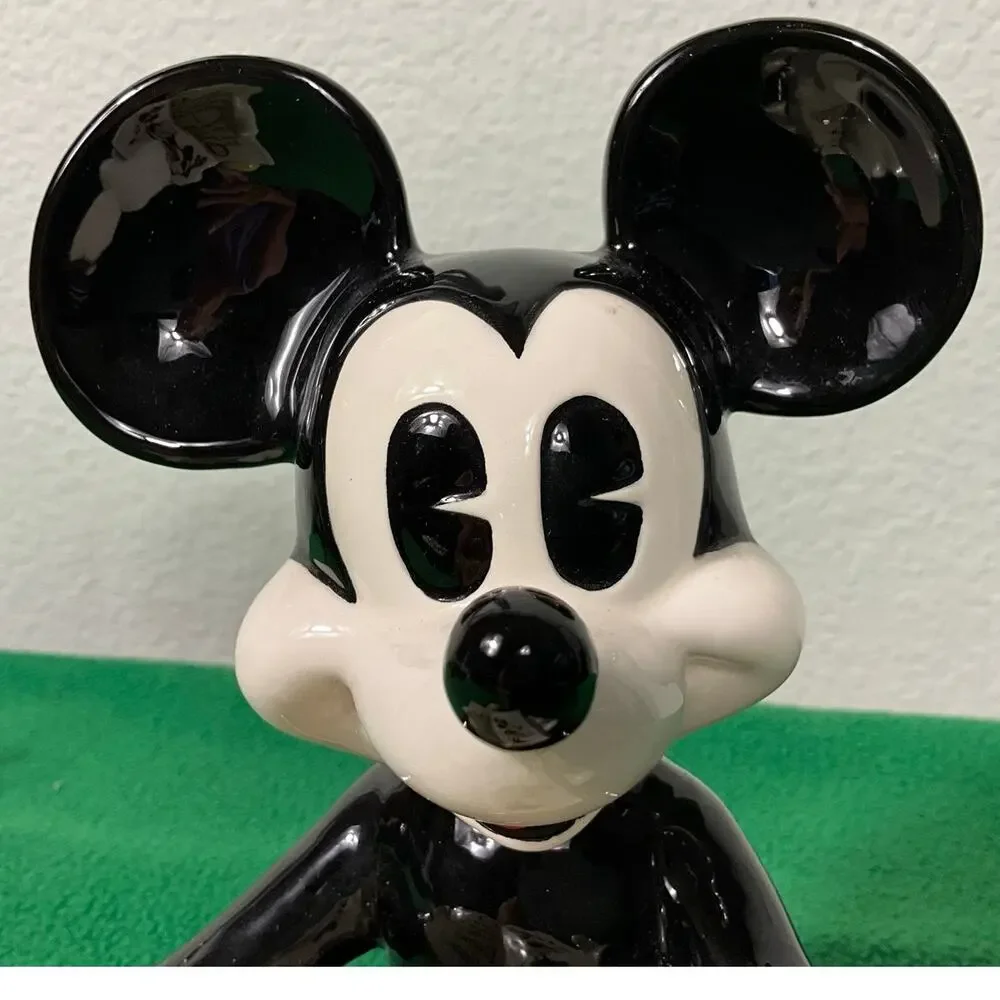 Mickey Mouse Vintage Minnie Story Book Ceramic Japan Disney Statue Figure